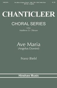 Ave Maria SATB/SAB choral sheet music cover Thumbnail